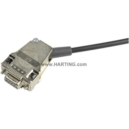 Harting 9P Hood Side Entry Metal Shl W/Screws, PK 10 09670090334